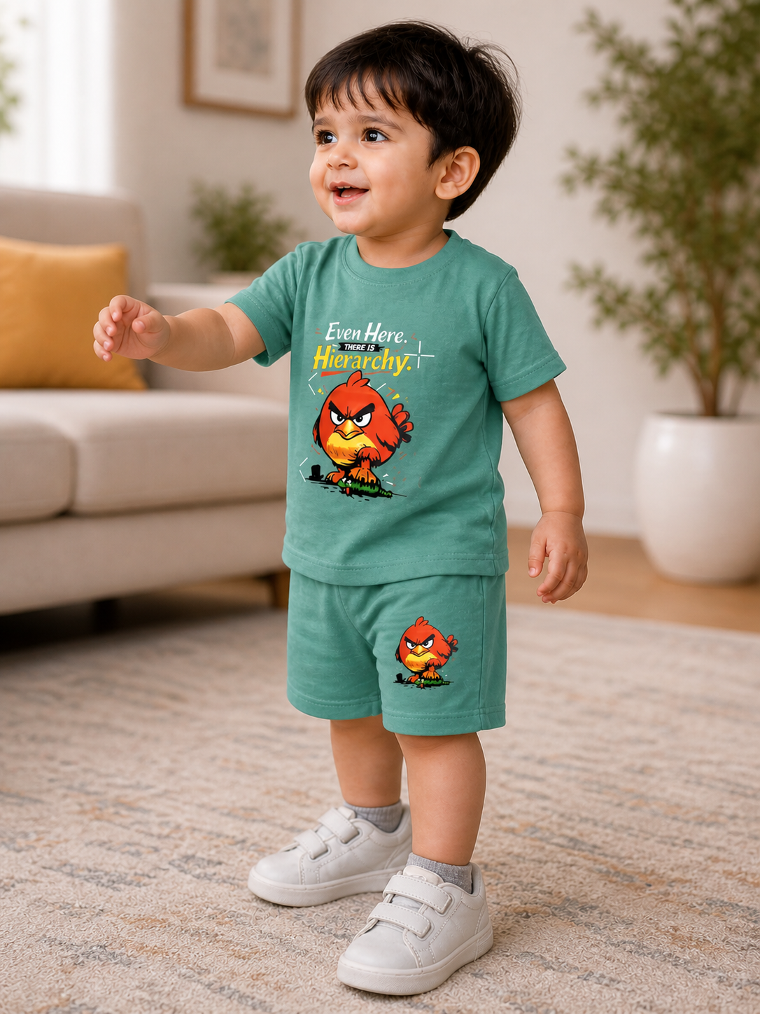 YB - 1481 - Green 100% Cotton