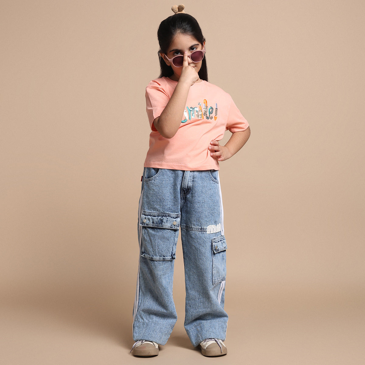 YB-12 PREMIUM KIDS GIRLS FANCY CROP TOP