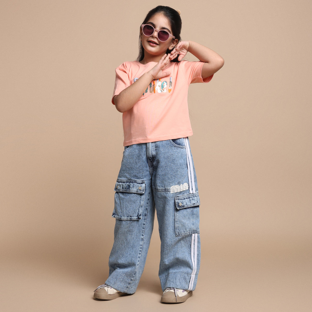 YB-12 PREMIUM KIDS GIRLS FANCY CROP TOP