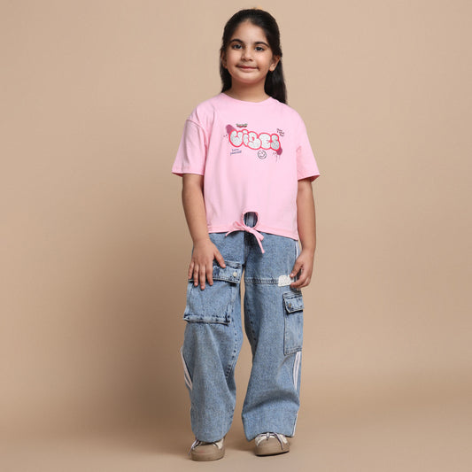 YB-18 GIRL'S CROP TOP