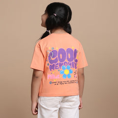 YB-11 PREMIUM KIDS GIRLS BACK PRINT CROP TOP