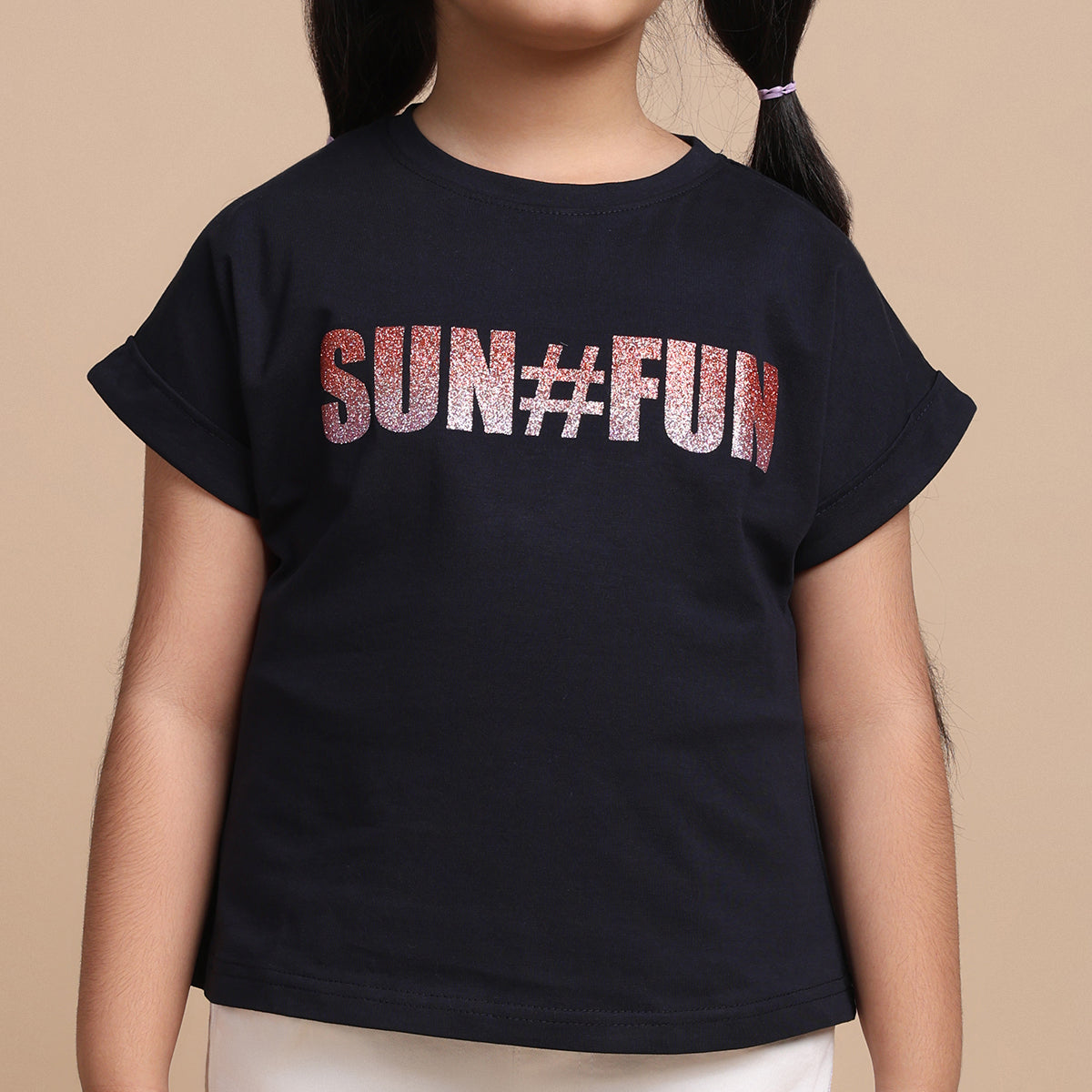 YB-17 KIDS GIRLS  PREMIUM FANCY CROP TOP