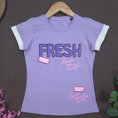 YB-14 KIDS GIRLS PREMIUM FANCY T SHIRT