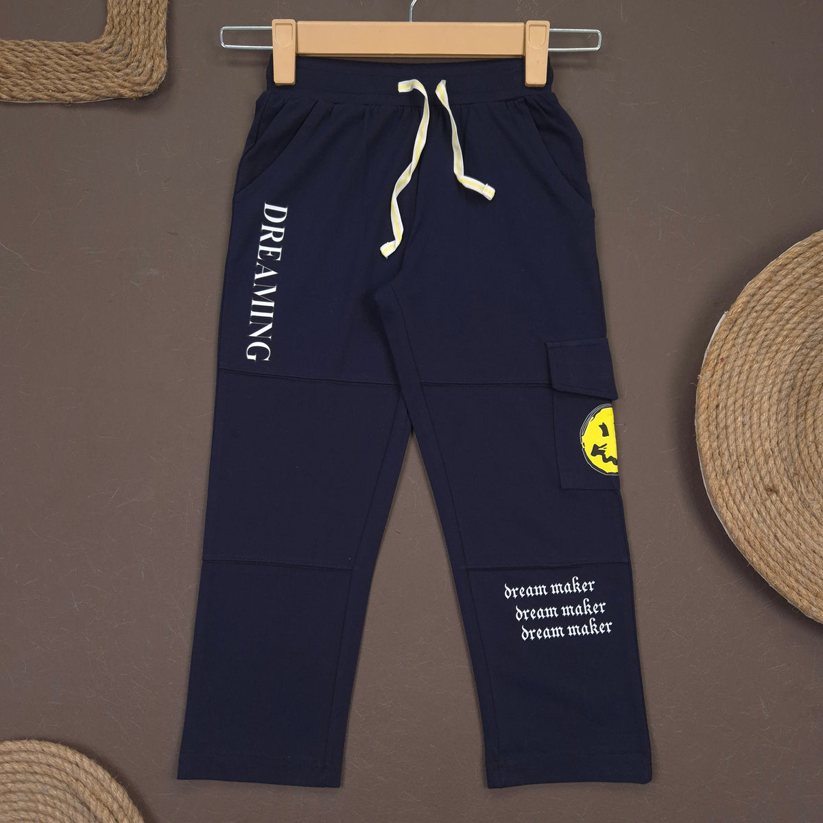 YB-804 KIDS BOYS COTTON LYCRA JOGGERS