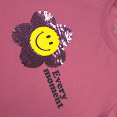 YB-06 KIDS GIRLS PREMIUM EMBROIDERY T SHIRT