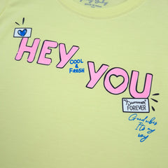 YB-14 KIDS GIRLS PREMIUM FANCY T SHIRT