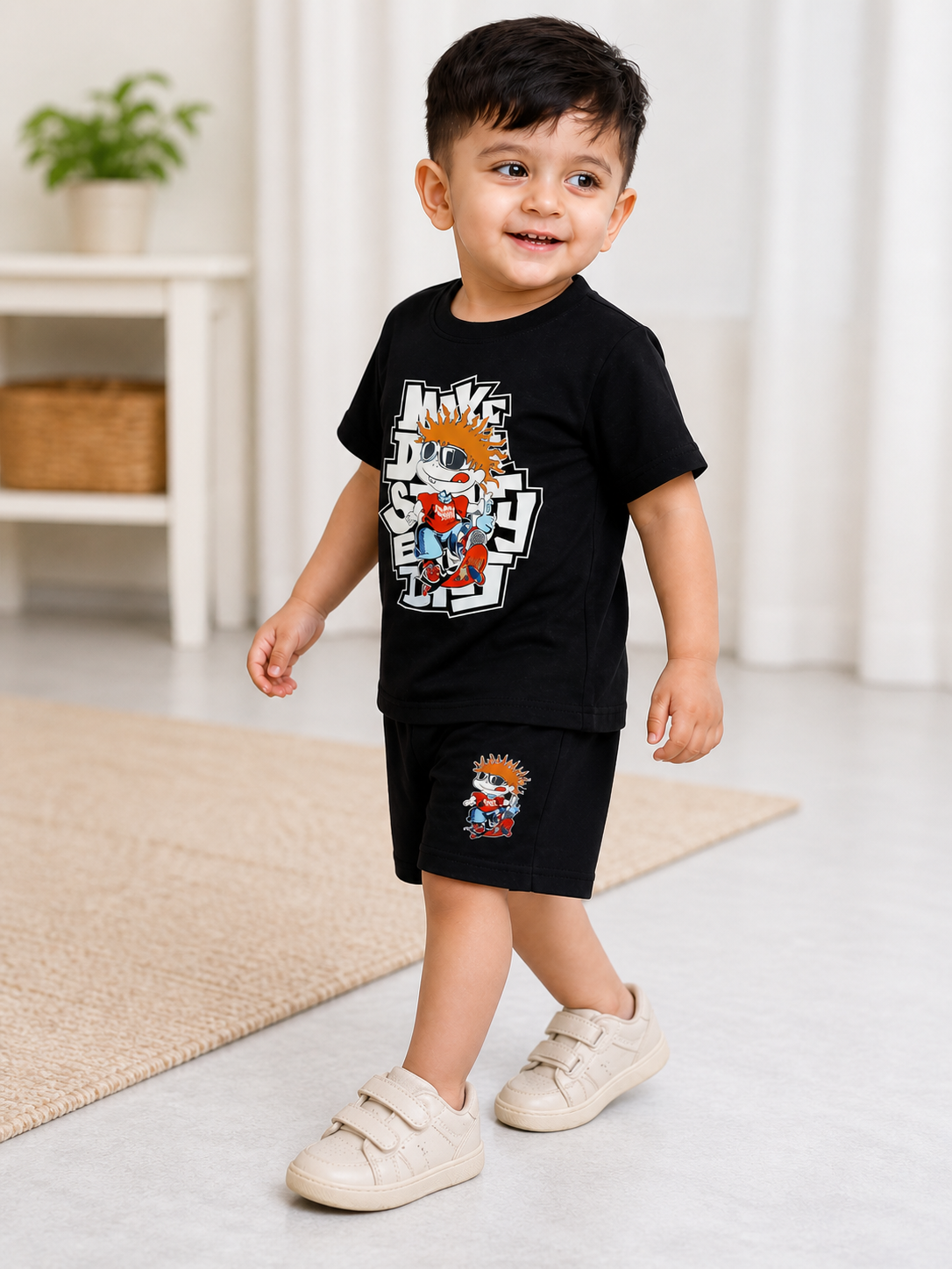 YB - 1481 - Black 100% Cotton