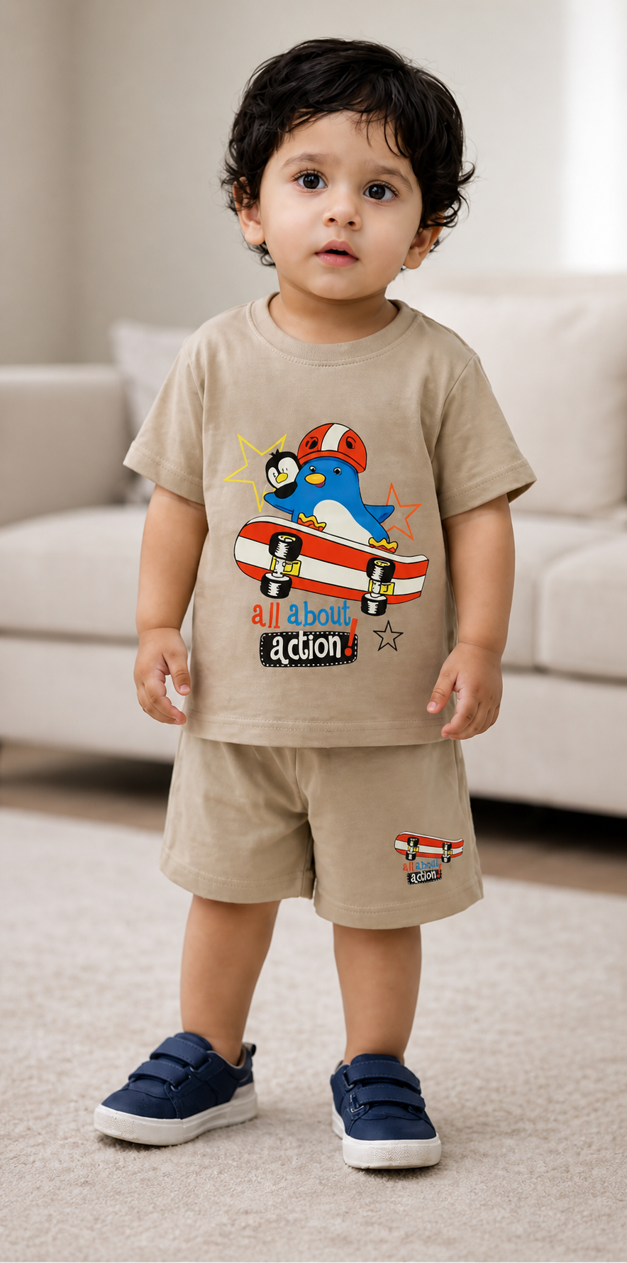 YB - 1481 - Beige 100% Cotton