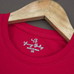 YB-09 KIDS GIRLS PREMIUM EMBROIDERY T SHIRT