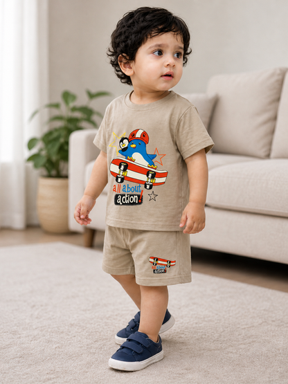 YB - 1481 - Beige 100% Cotton