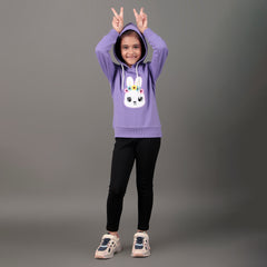 YB 1213 WINTER SWEAT SHIRT HOODIE LAVENDER COLOR