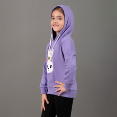 YB 1213 WINTER SWEAT SHIRT HOODIE LAVENDER COLOR