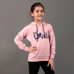 YB 1204 LIGHT SWEET PINK HOODIE SWEATSHIRT