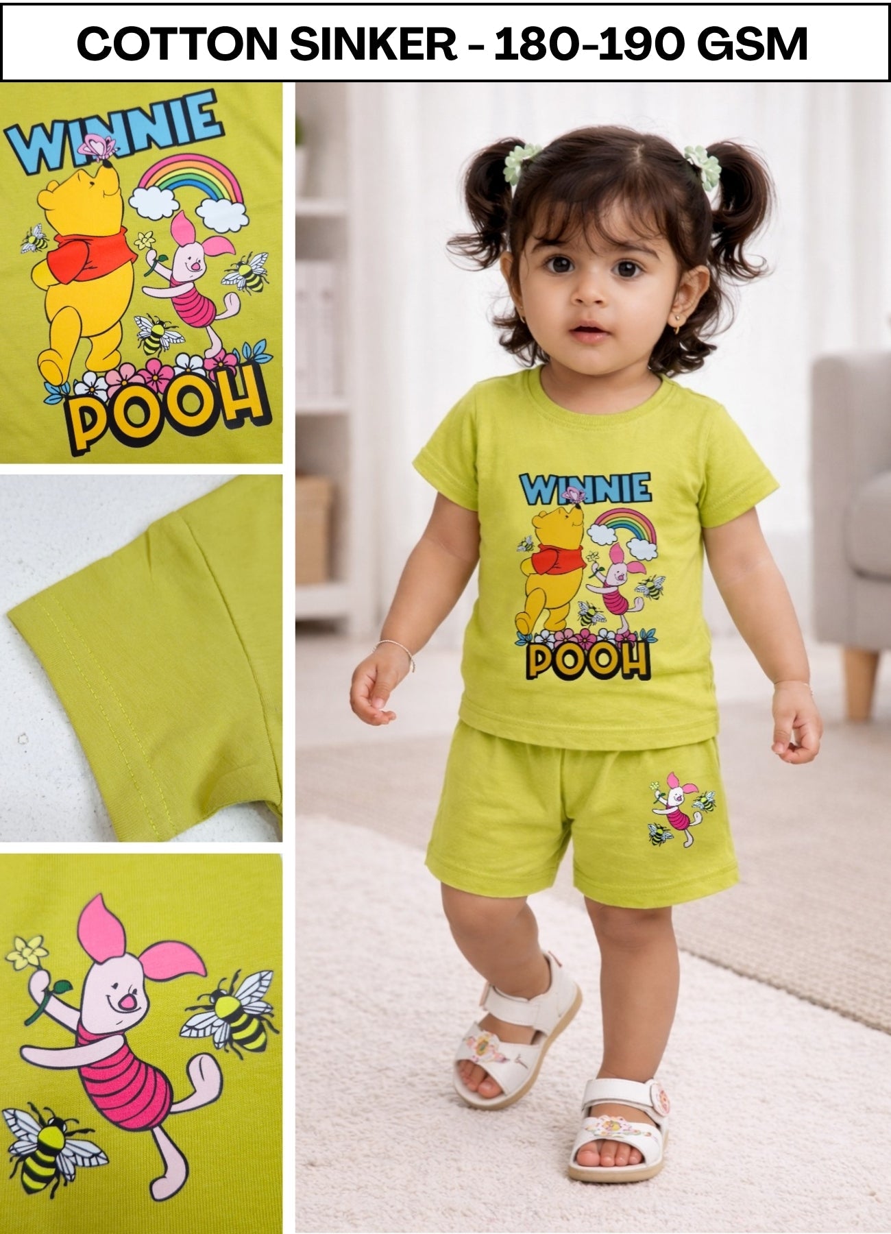 YB - 1484 - Green 100% Cotton