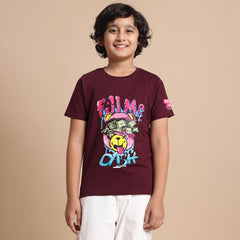 YB-813 Pack of 3 Boys chested Printed T shirt