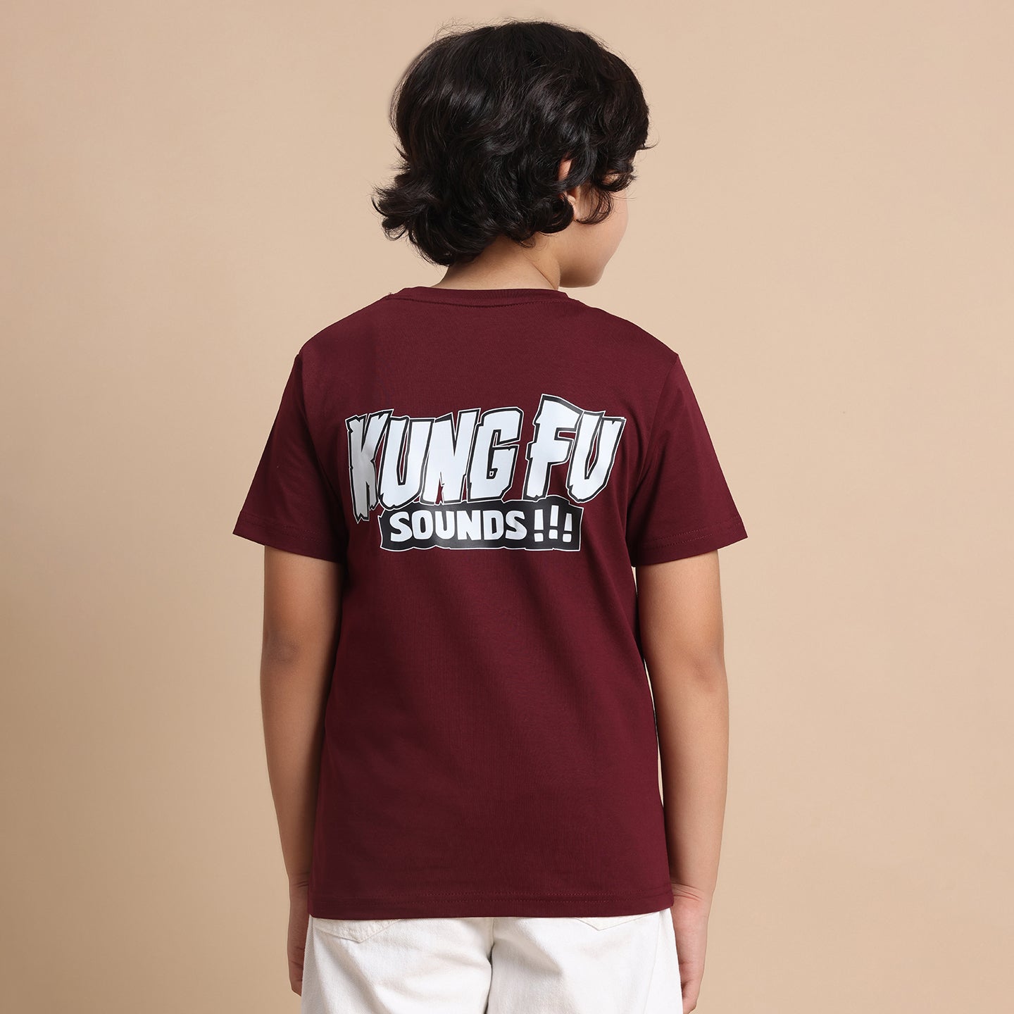 YB-22 KIDS BOYS FRONT BACK PRINT