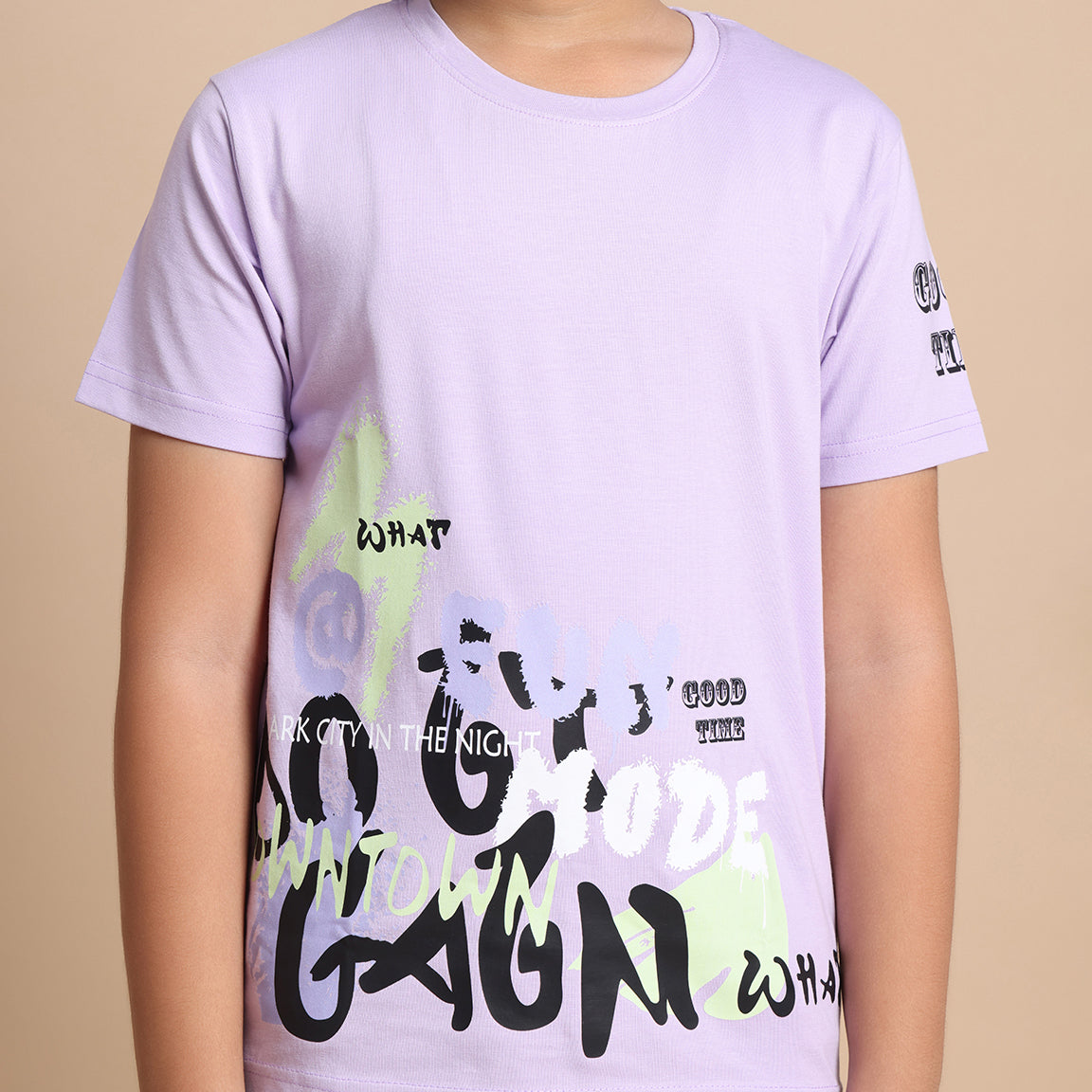 YB-23 LAVENDER BOYS  FRONT BACK PRINT