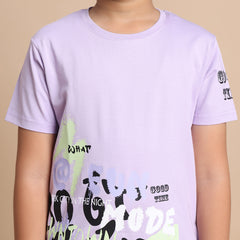 YB-23 LAVENDER BOYS  FRONT BACK PRINT