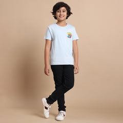 YB-21 SKY KIDS BOYS  FRONT BACK PRINT