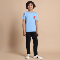 YB-24 KIDS BOYS PREMIUM SIDE PRINTED T SHIRT