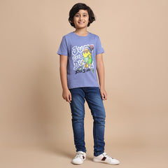 YB-810 Pack of 3 Boys chested Printed T shirt