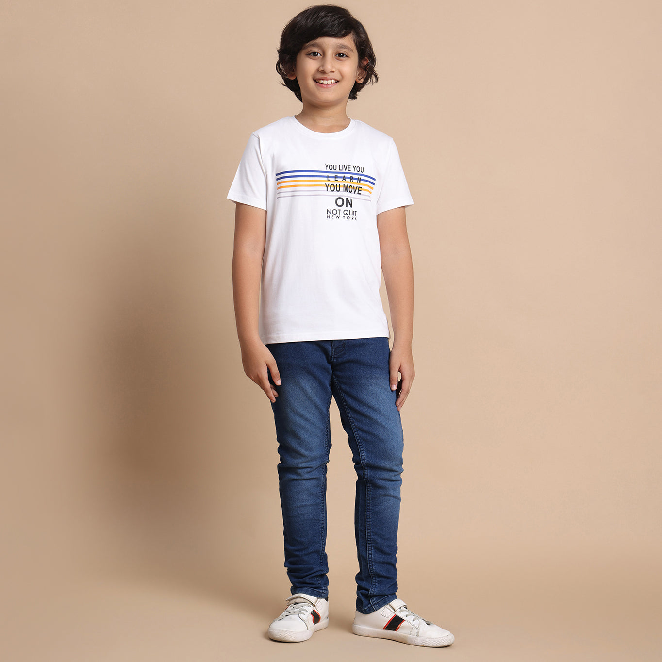 YB-26 KIDS BOYS  CHEST PRINTED