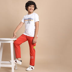 YB-804 KIDS BOYS COTTON LYCRA JOGGERS