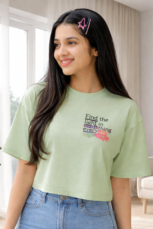 YB51-LADIES CROP TOP